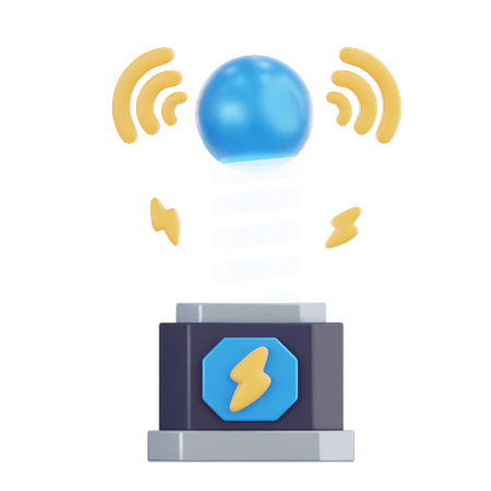 Wireless Electric  3D Icon