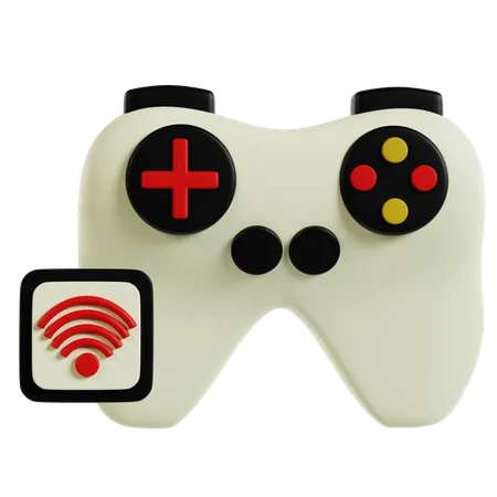 Wireless Gaming Revolution  3D Icon