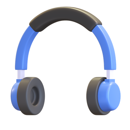 Wireless headphone  3D Icon