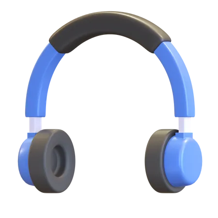 Wireless Headphone Icon 3 D Music Instrument Illustration 3D Illustration