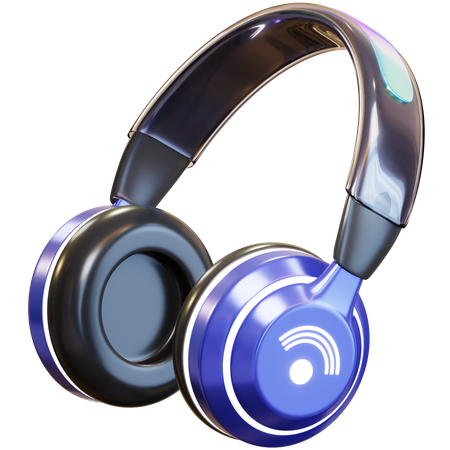 Wireless Headphones  3D Icon