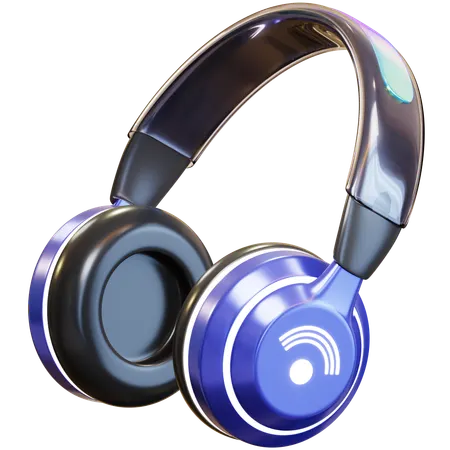 Wireless Headphones  3D Icon