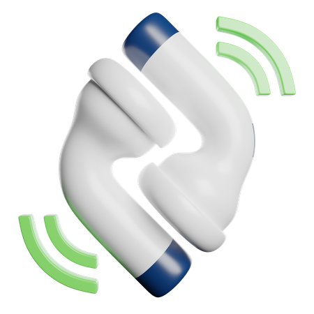 Wireless Headphones  3D Icon