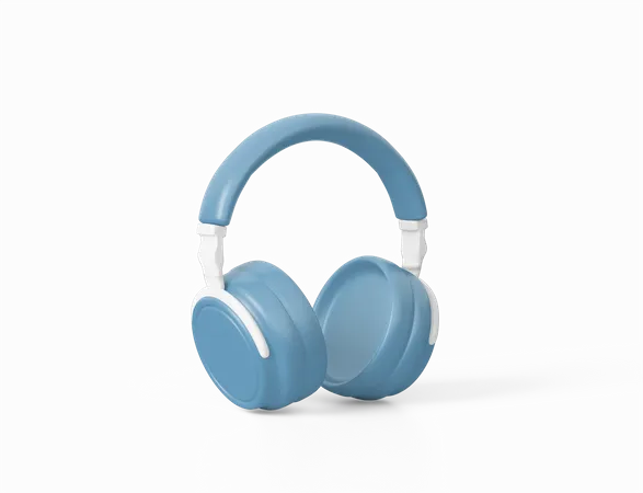 Wireless Headphones  3D Icon