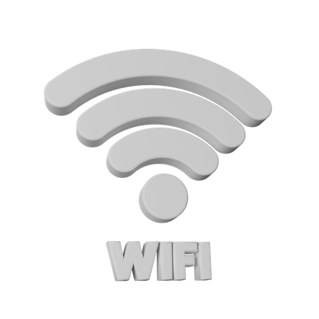 Wireless internet  3D Illustration