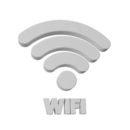 Wireless internet  3D Illustration