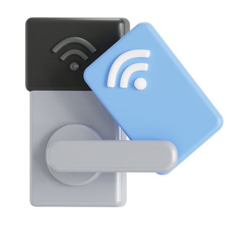 Wireless key  3D Icon