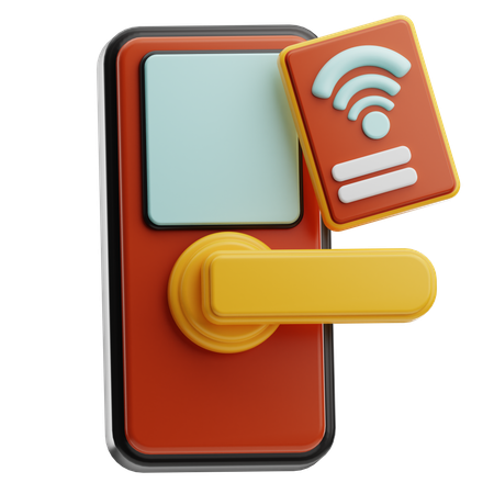 Wireless key  3D Icon