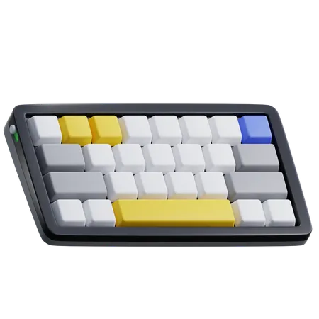 Wireless Keyboard  3D Icon