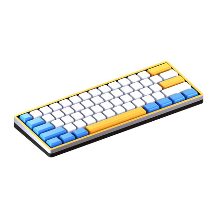 Wireless Keyboard  3D Icon