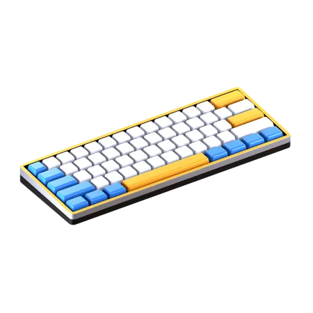 Wireless Keyboard  3D Icon