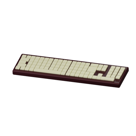 Wireless Keyboard  3D Icon