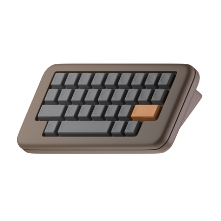 Wireless Keyboard  3D Icon