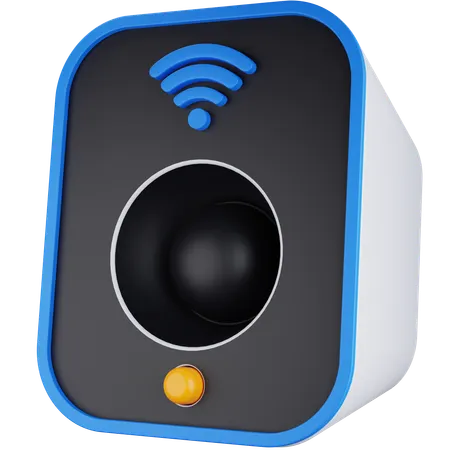 Wireless Loudspeaker  3D Icon