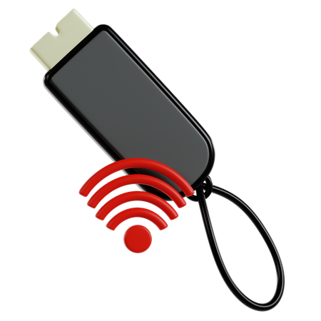 Wireless Modem Connectivity  3D Icon