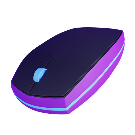 Wireless Mouse  3D Icon