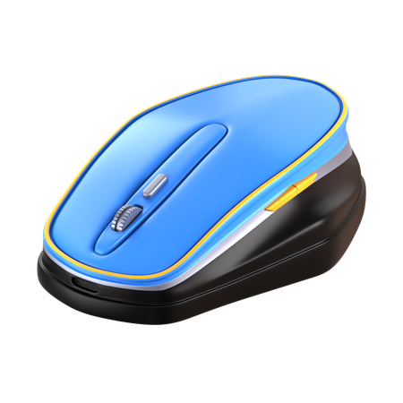 Wireless Mouse  3D Icon