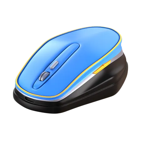 Wireless Mouse  3D Icon
