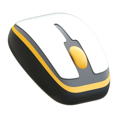 Wireless Mouse  3D Icon