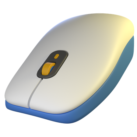 Wireless Mouse  3D Icon