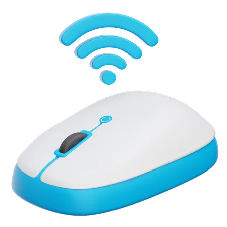 Wireless Mouse  3D Icon