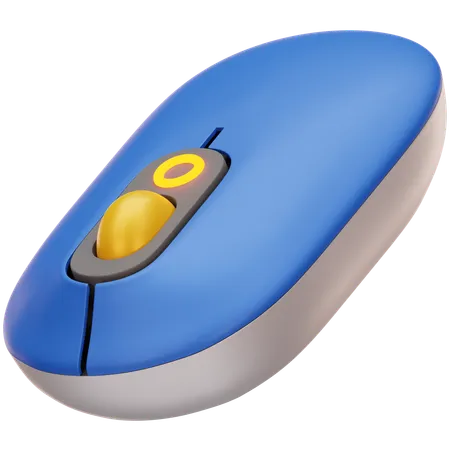 Wireless Mouse  3D Icon