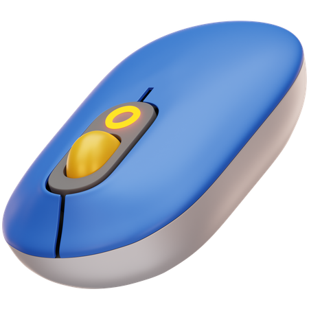 Wireless Mouse  3D Icon
