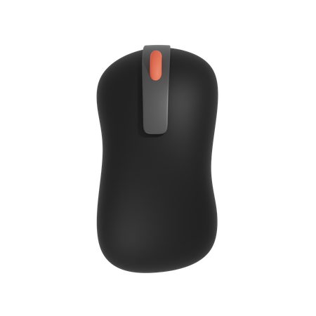 Wireless Mouse  3D Illustration