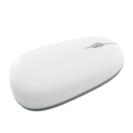 Wireless Mouse 3D Illustration