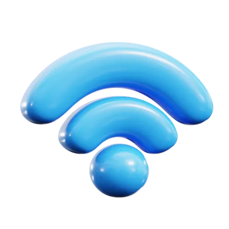 Wireless Network  3D Icon
