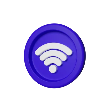 Wireless network  3D Illustration