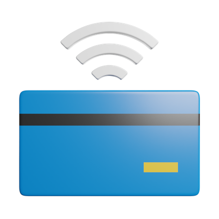 Wireless Payment Method  3D Icon