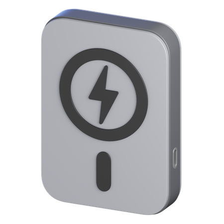 Wireless Power Bank  3D Icon