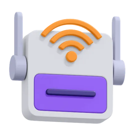 Wireless Router  3D Icon