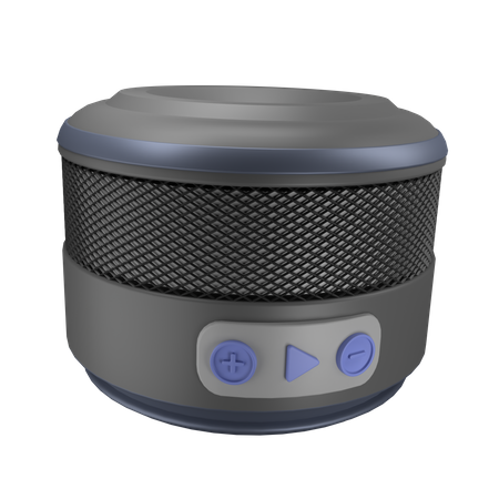 Wireless Speaker Bluetooth 3D Illustration