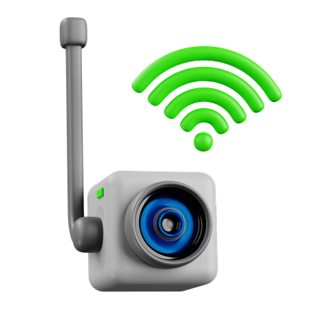 Wireless WebCam  3D Icon