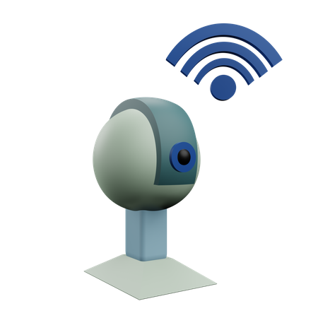 Wireless Webcam  3D Icon