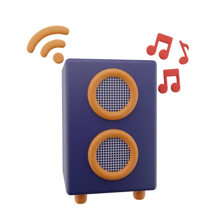 Wireless Woofer  3D Icon