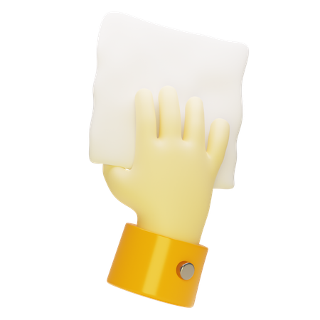 Wischen  3D Icon