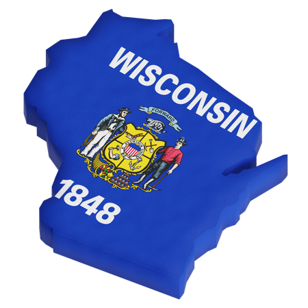 Wisconsin  3D Icon