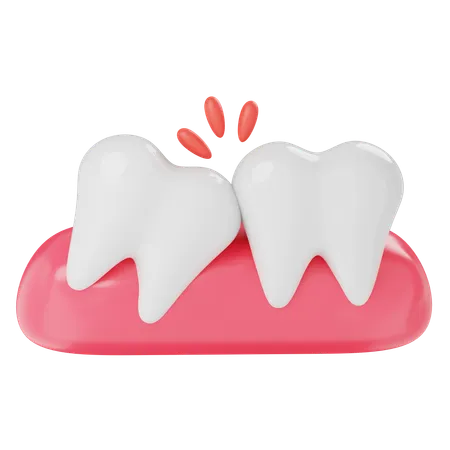 Wisdom teeth  3D Icon
