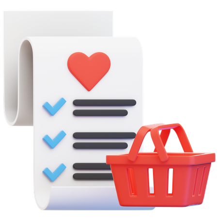Wishlist  3D Icon