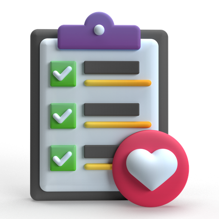Wishlist  3D Icon