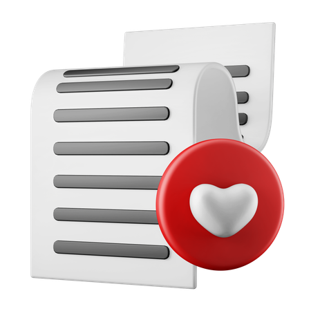 Wishlist  3D Icon