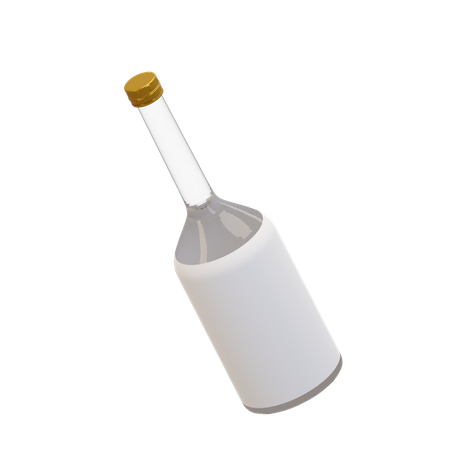 Wisky Bottle  3D Icon