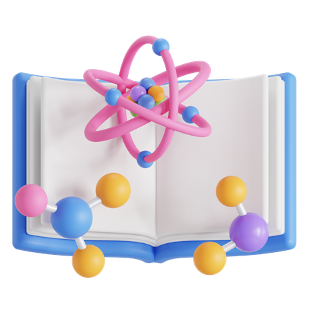 Wissenschaftsbuch  3D Icon