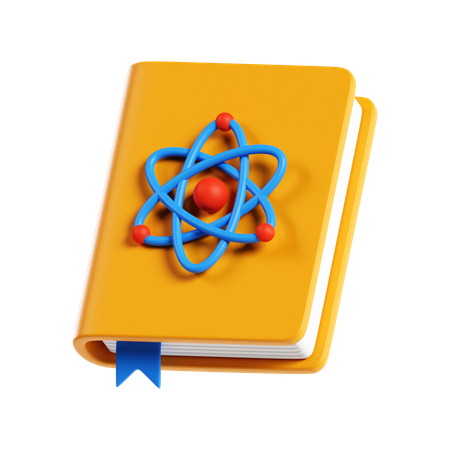 Wissenschaftsbuch  3D Icon