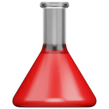 Wissenschaftsflasche  3D Icon