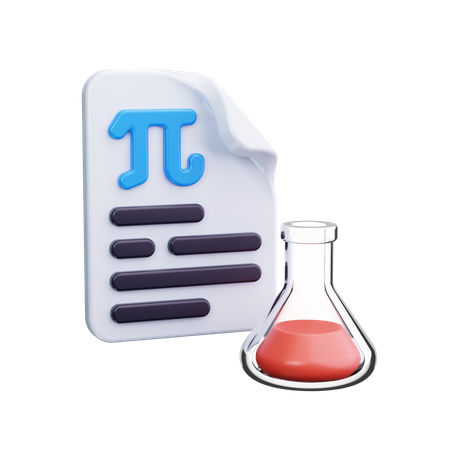 Wissenschaftsformel  3D Icon