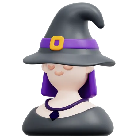 Witch  3D Icon